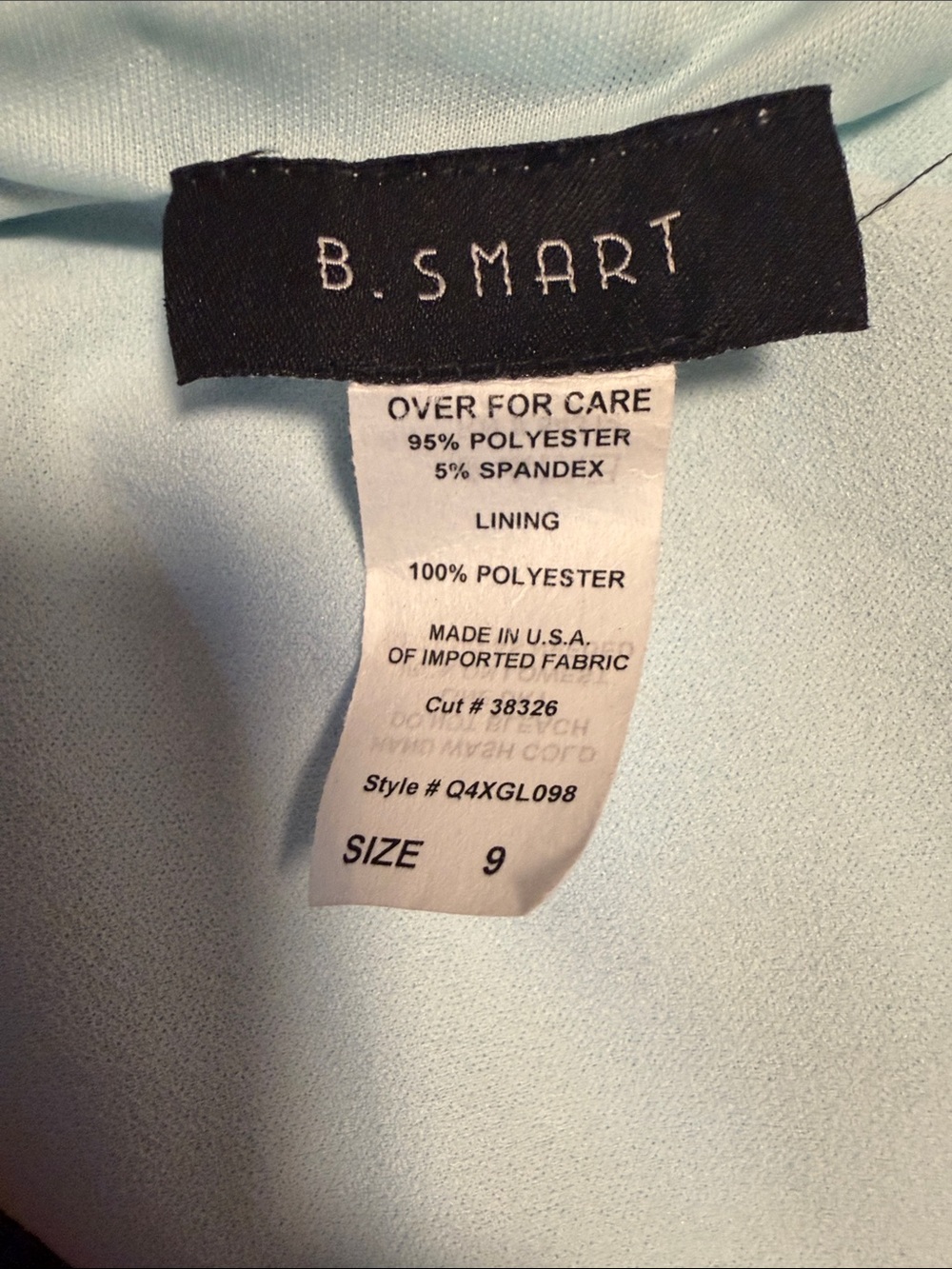 Light Blue Strappy Mini Dress - Picture 2 of 7